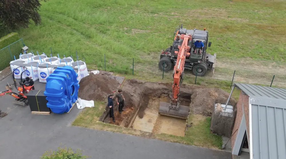 voorbereiding regenwaterput 1