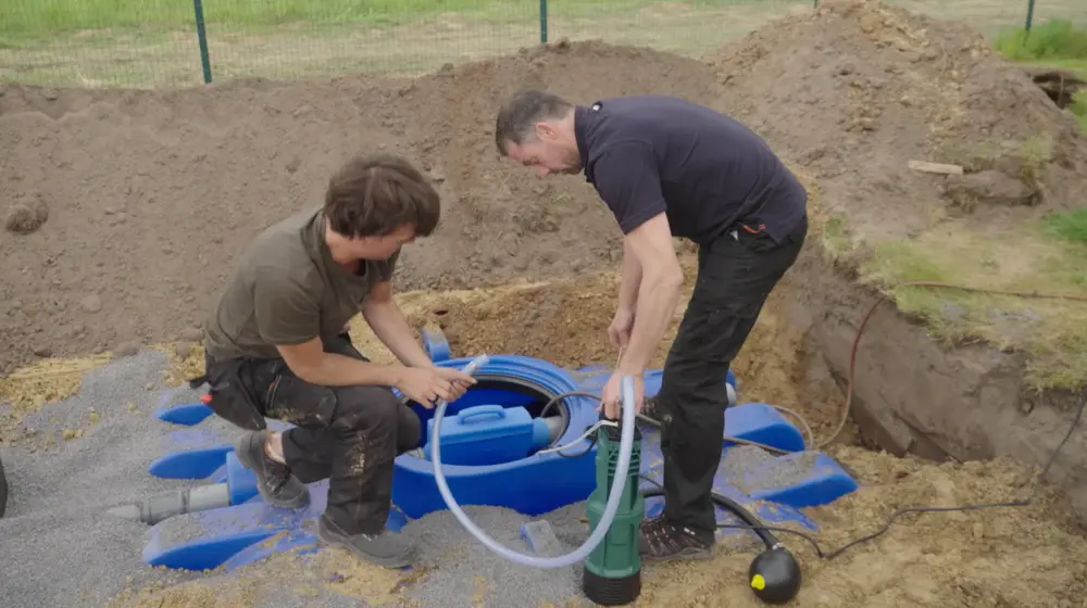 regenwaterput plaatsen