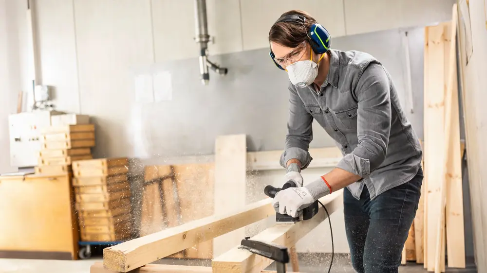 Veiligheidsbril en ademhalingsbescherming