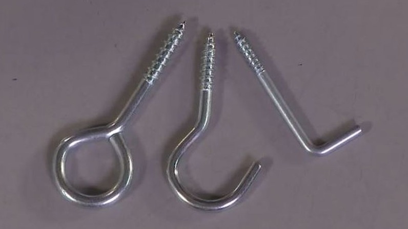 Schroefoog, schroefhaak en schroefduim