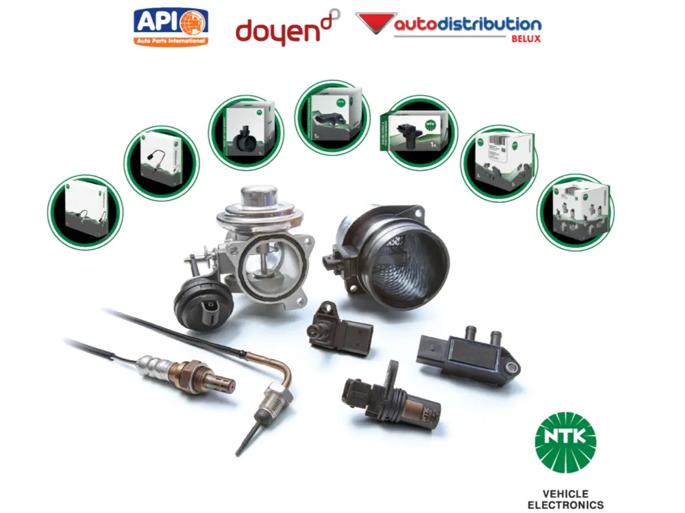 NTK assortiment voor voertuigen