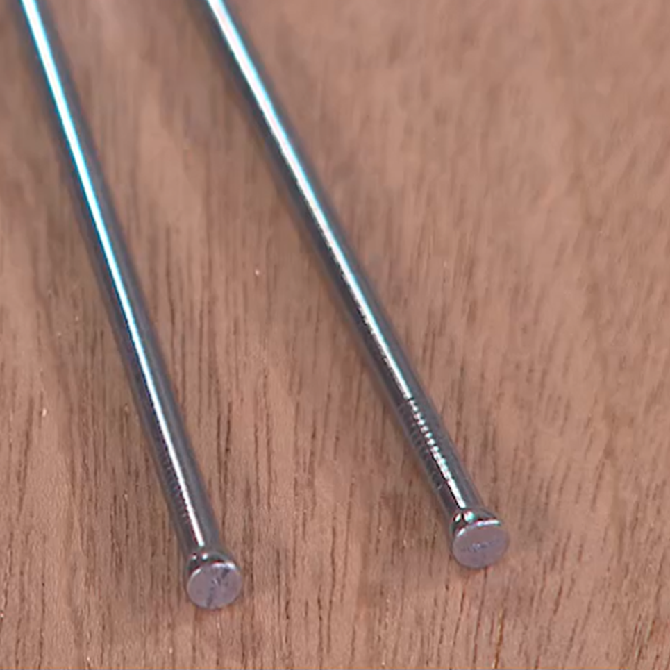 Spijkers met een ronde kop