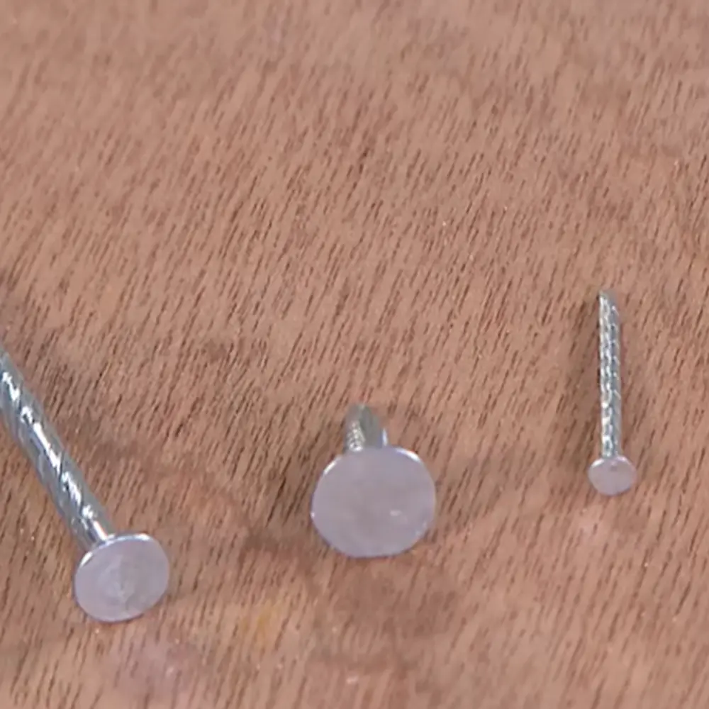 Spijkers met een platte kop