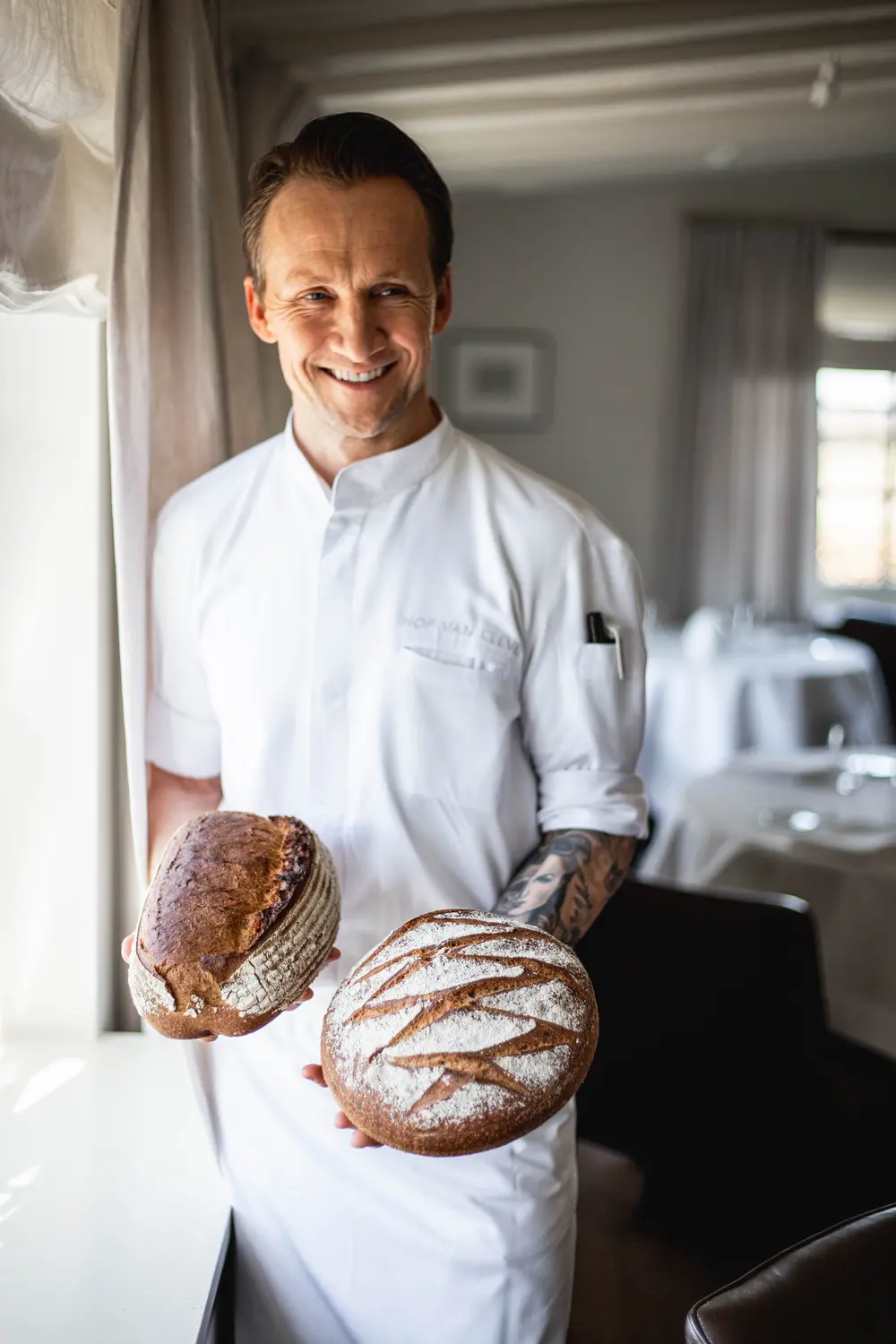 David Baert met brood