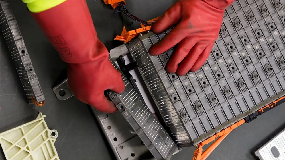 Afgedankte batterijen