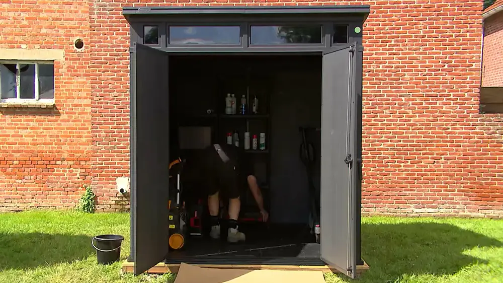 Constructie tuinberging en afwerking