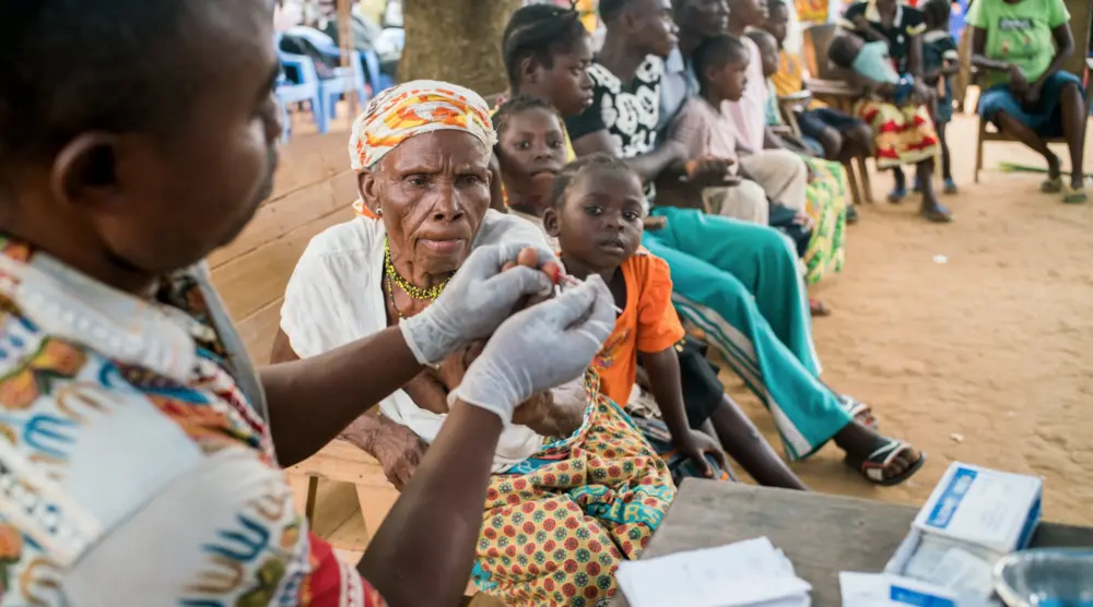 Vaccinatiecampagne in Congo