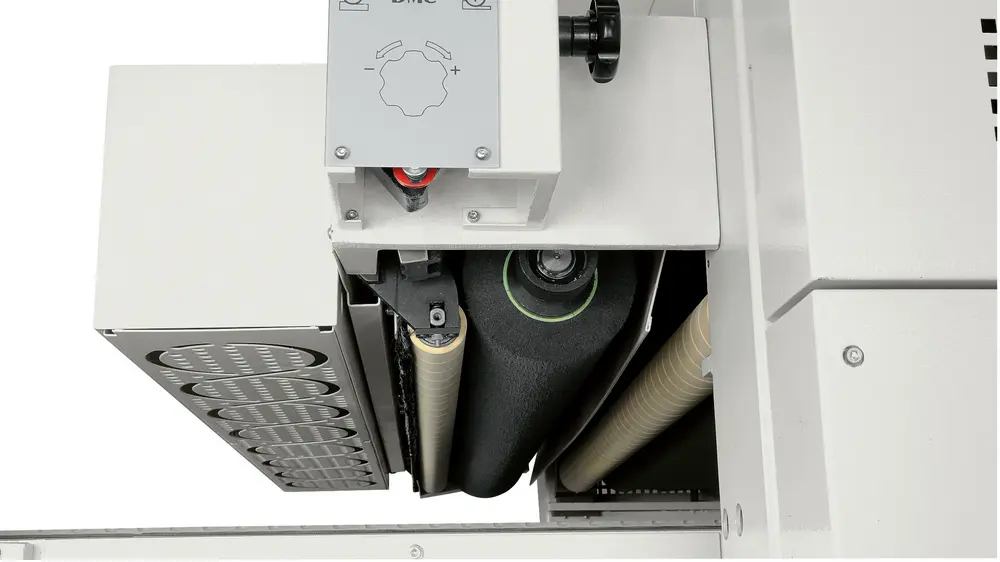 Borstelunit met stofafzuiging