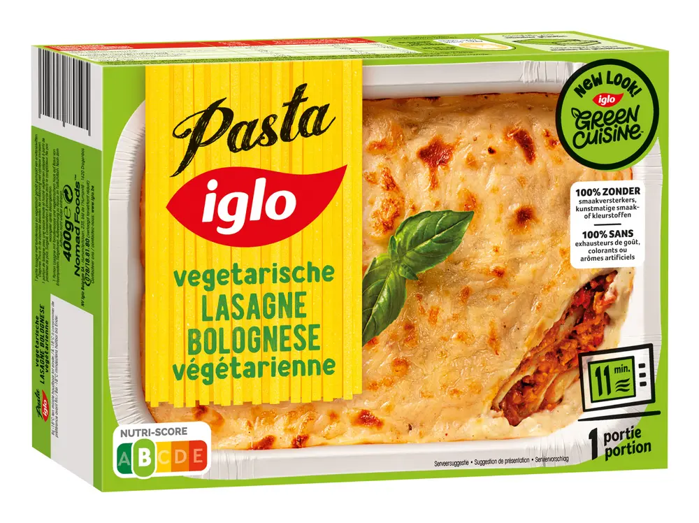 Iglo vegetarische lasagne