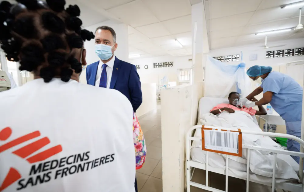 Maxime Prévot in Congo