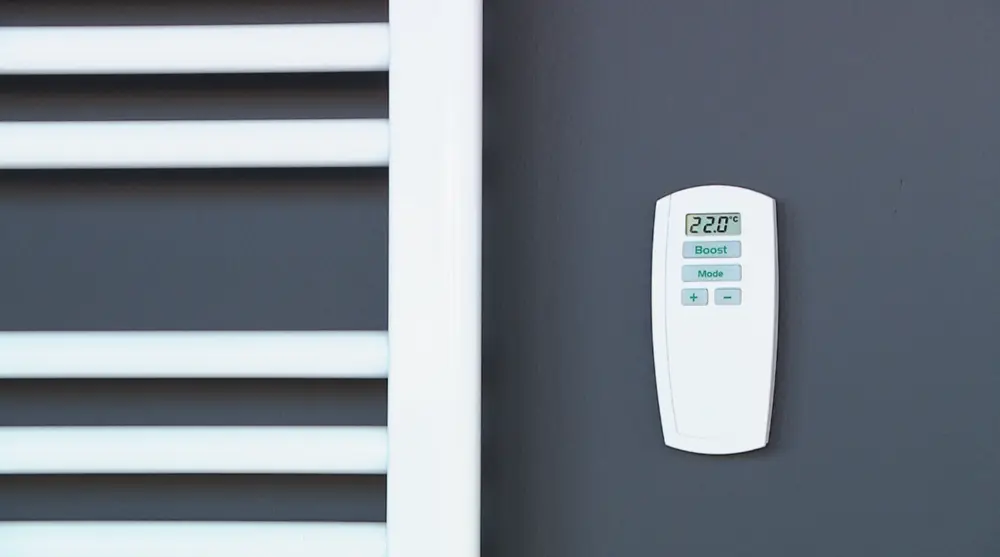 bediening handdoekradiator