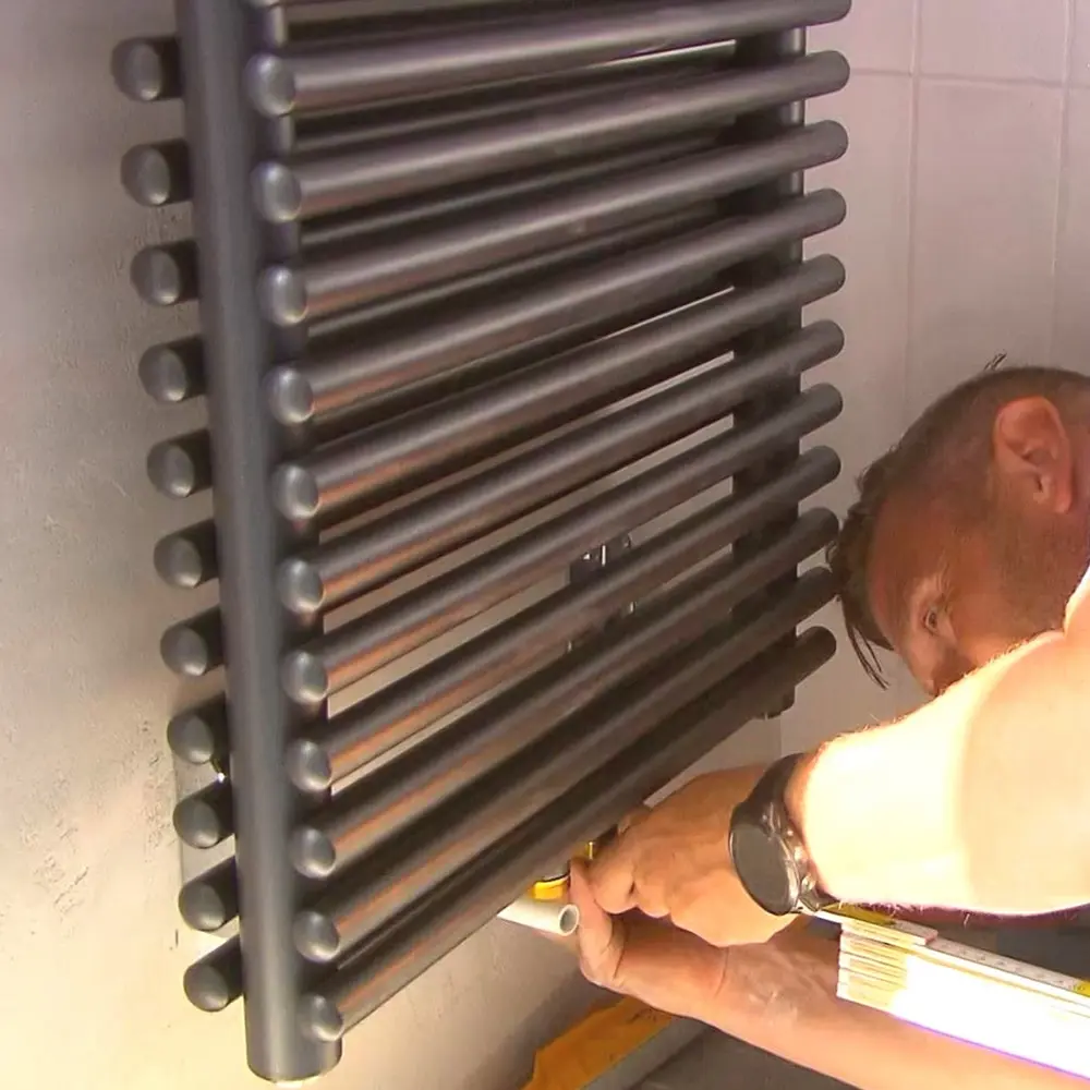 zelf handdoekradiator plaatsen
