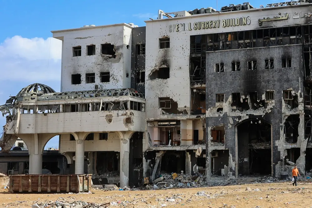 Vernietiging van het al-Shifa ziekenhuis in Gaza