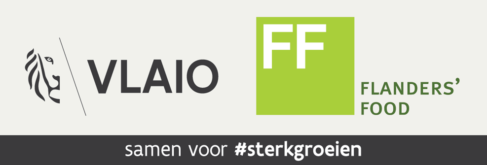 logo VLAIO en Flanders' FOOD