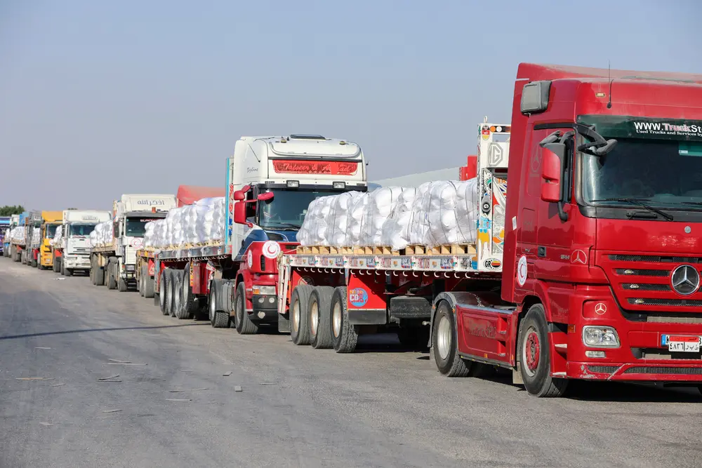 camions Gaza