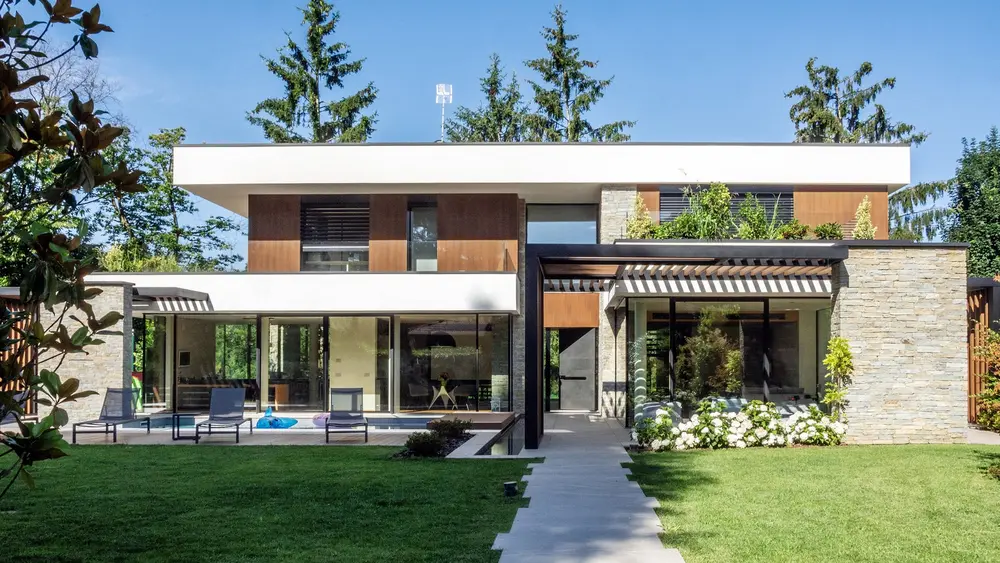 villa Carimate hout-alu