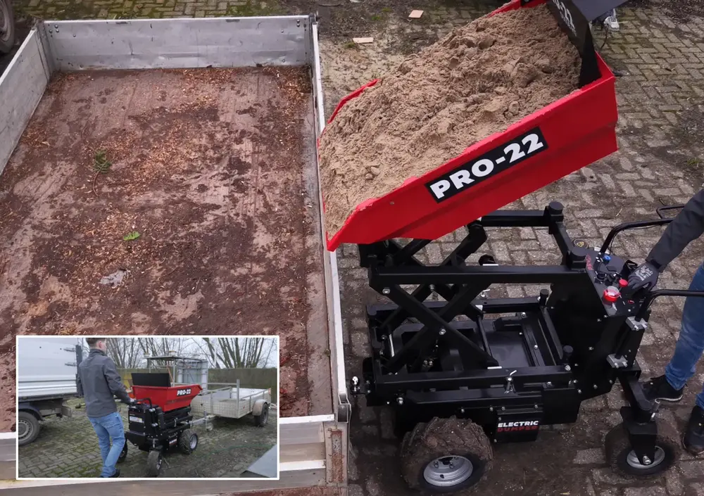 PRO-22 D500E-HT accu minidumper