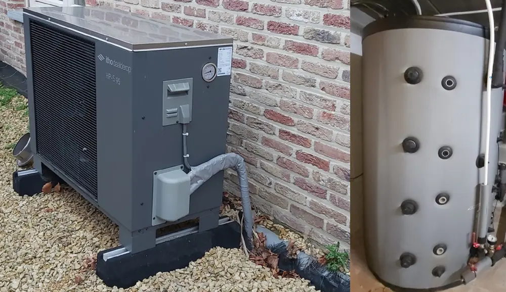 Warmtepomp en boiler