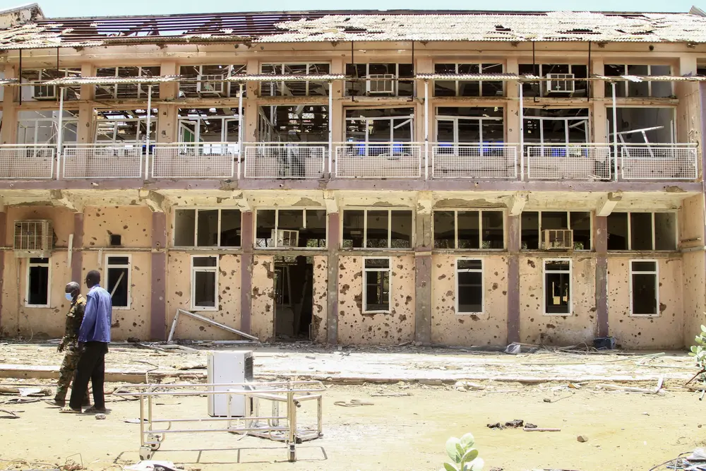 Ziekenhuis in Khartoum