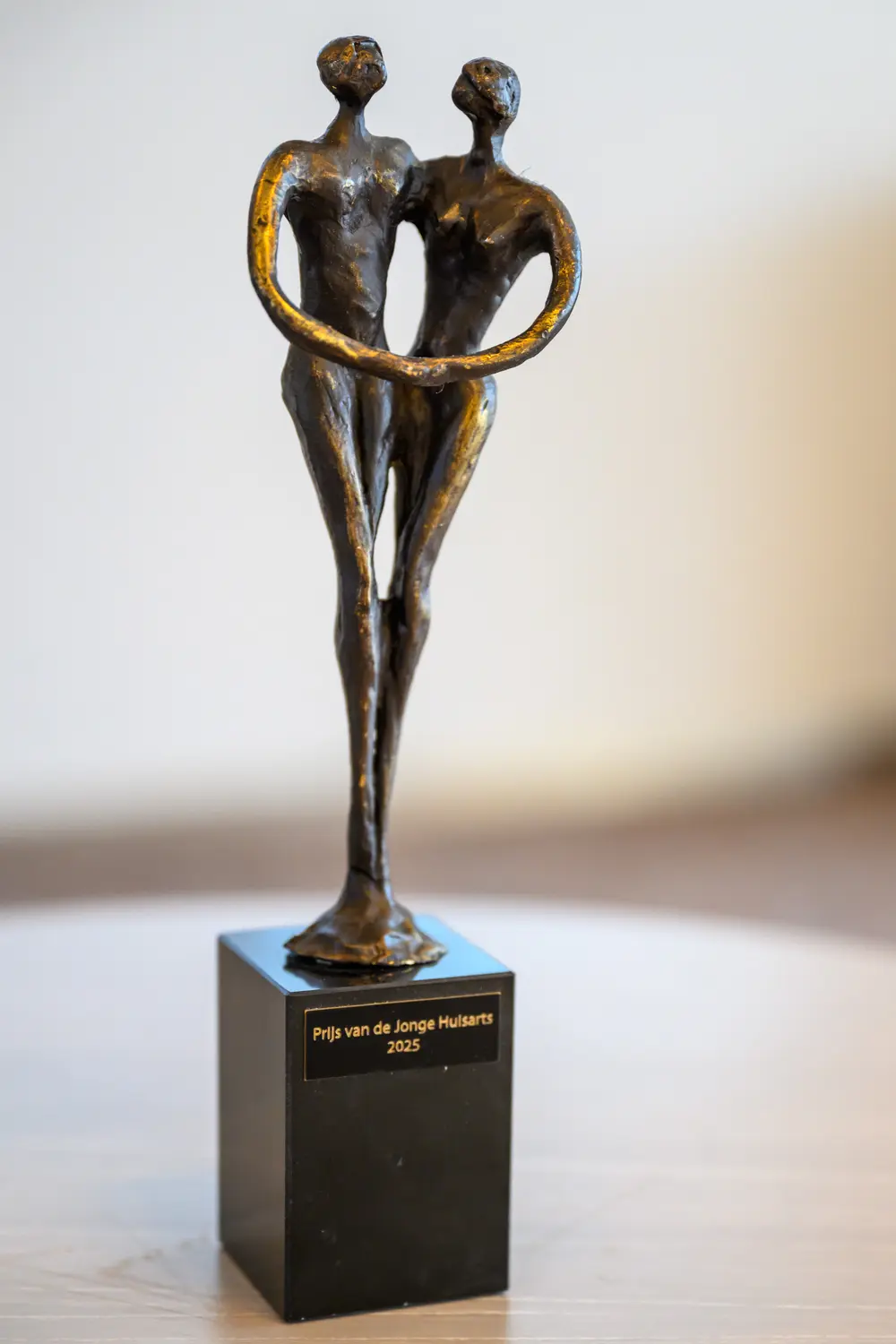 Beeldje voor de winnaars