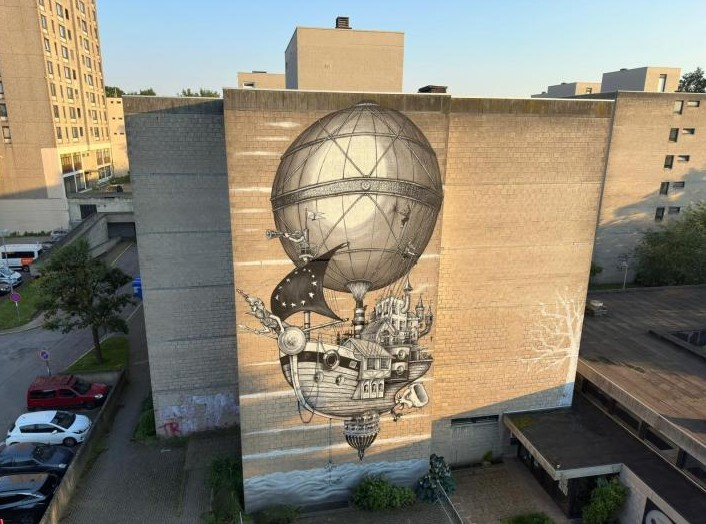 Fresque UE à Woluwe