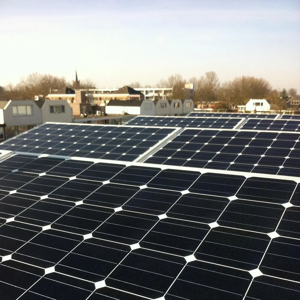 Oude zonnepanelen