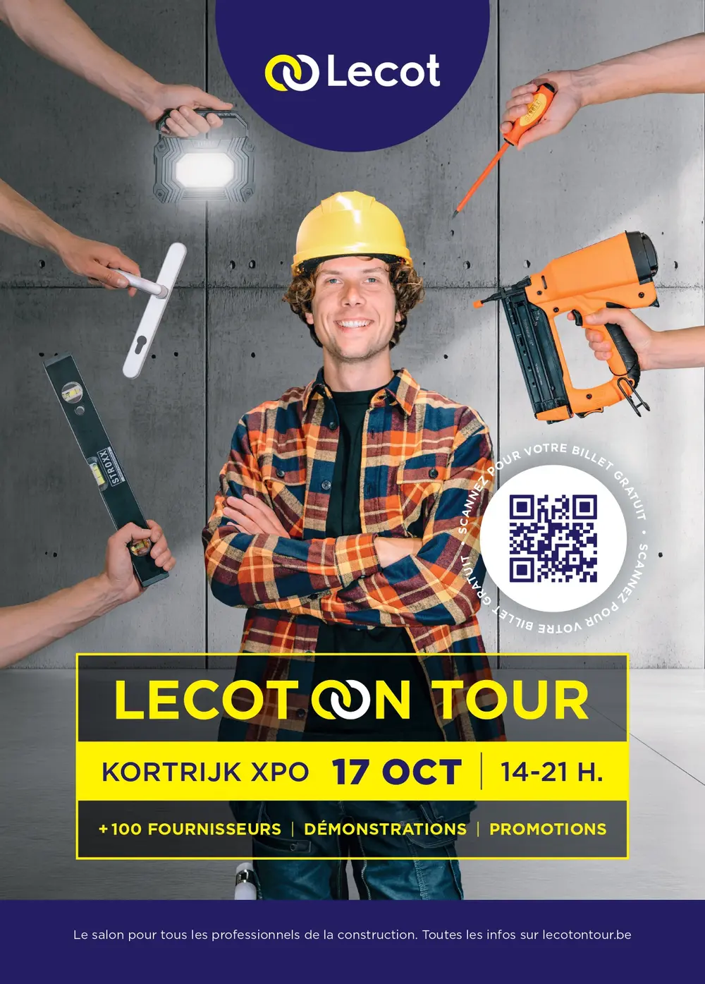 Lecot on tour FR affiche