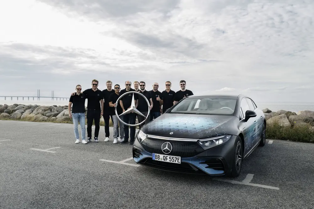 Mercedes-EQS rijdt 1.205 km op één lading solid-state
