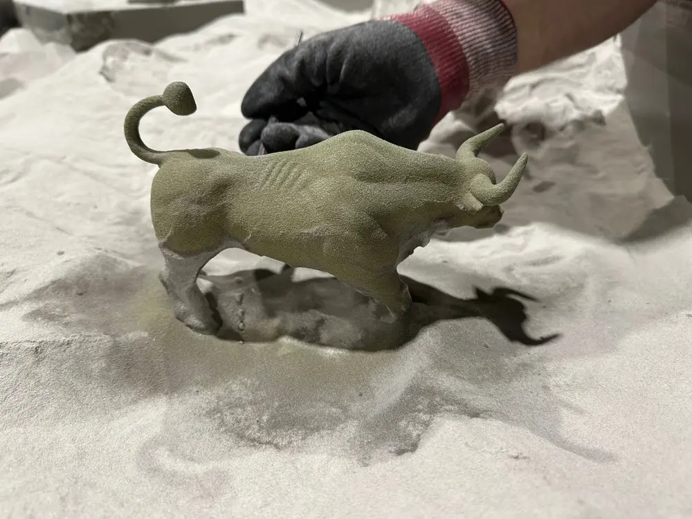 3D-zandgeprinte stier