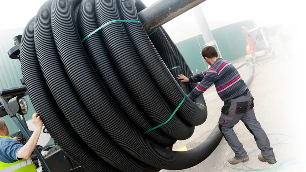 het leidingenwerk warmtenet