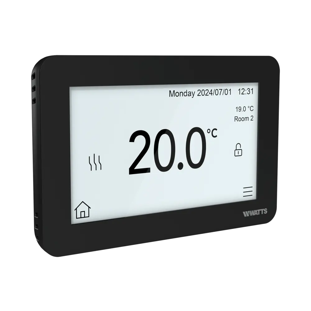 Watts thermostaat zwart