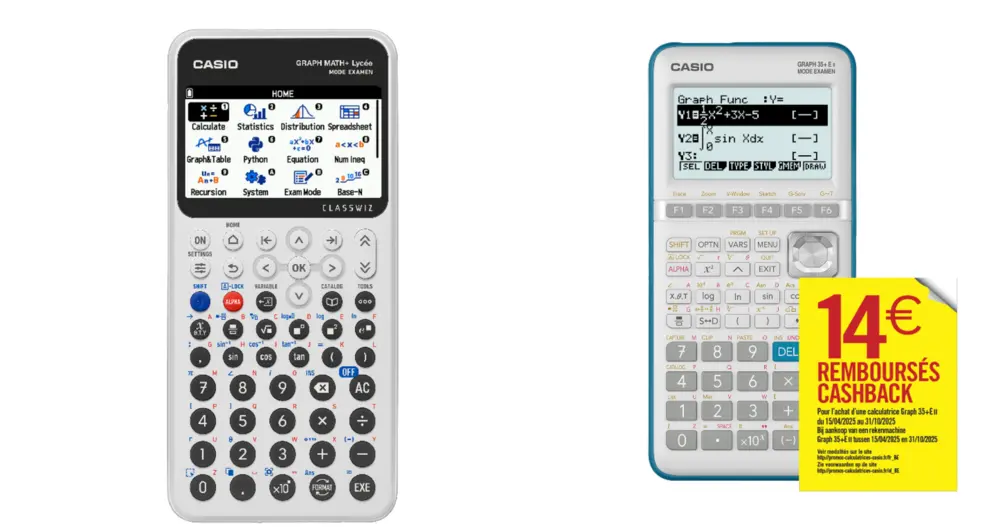 Graph Math+ van Casio