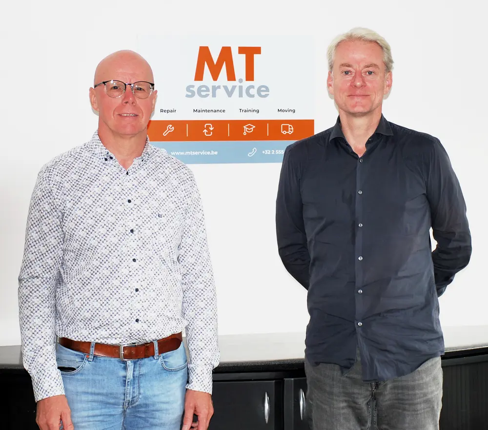 Jo Van Overwalle et Ota Ungerman de MT-Service 