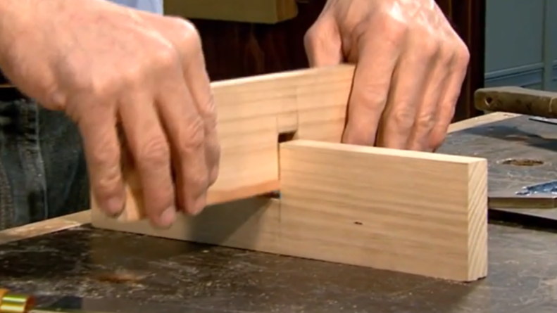 halfhoutverbinding (kruisverbinding)