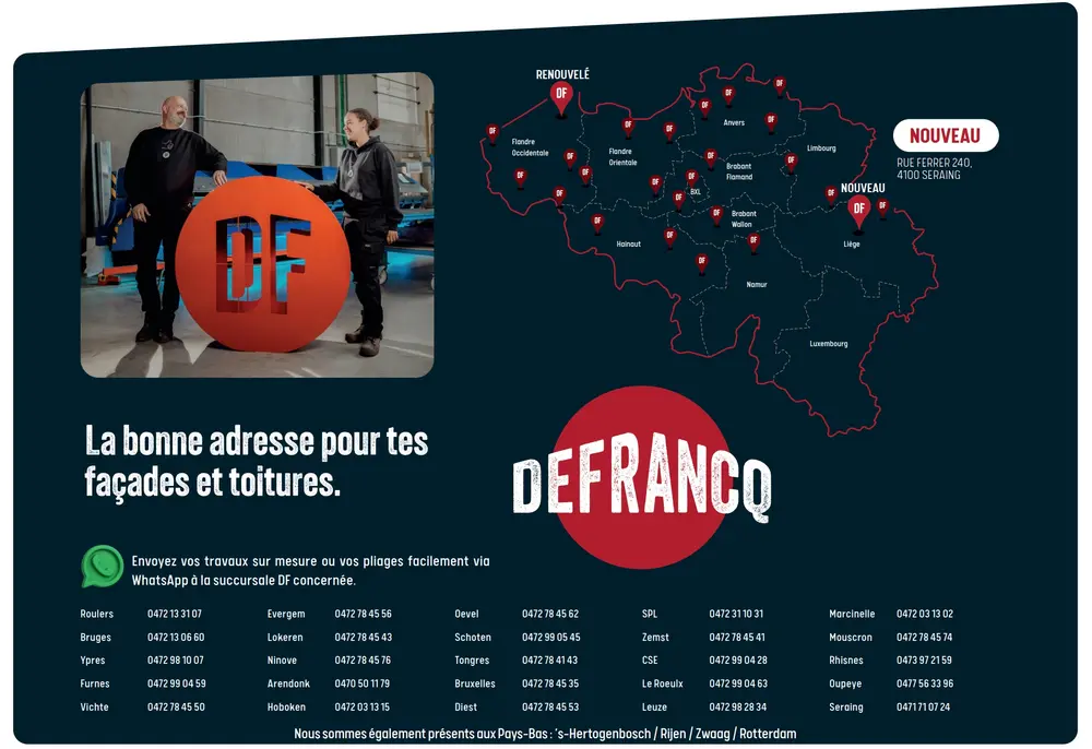 Filialen Defrancq