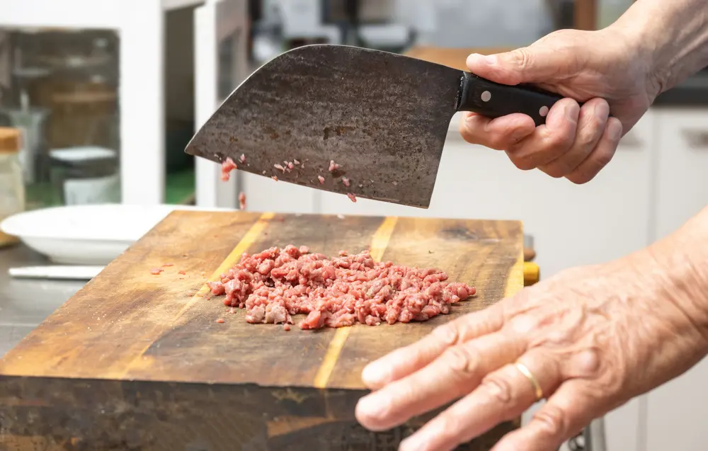 viande hachée crue E. coli