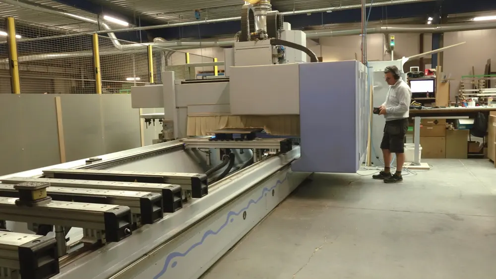 Horizontale CNC-machine