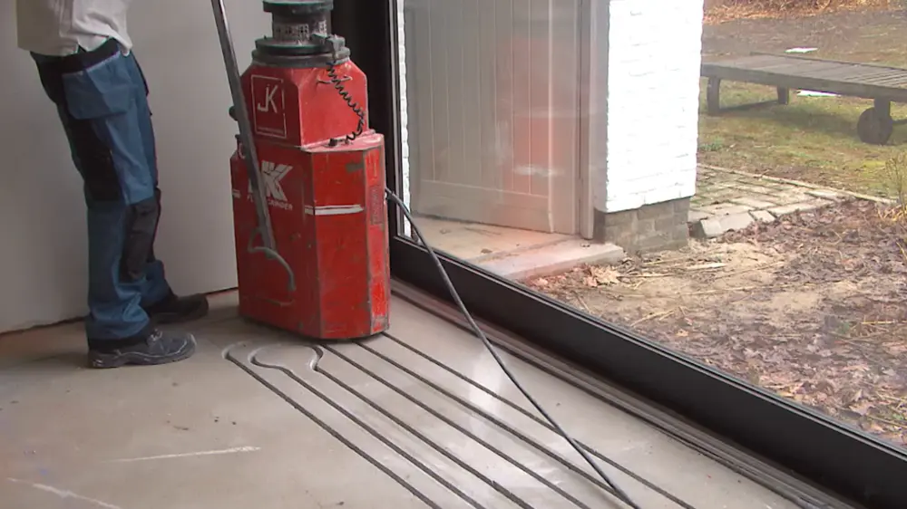 vloerverwarmingsfreesmachine