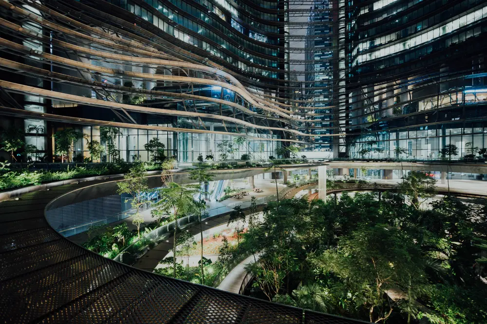futuristisch gebouw