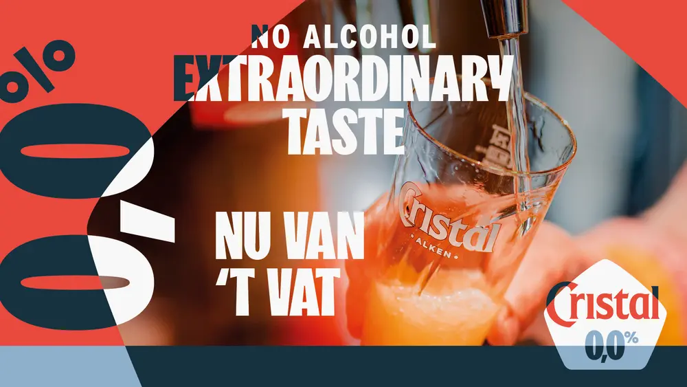 Cristal 0 procent van het vat