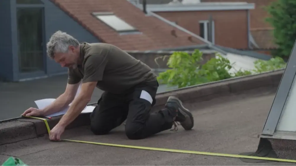 opmeten dak voor epdm