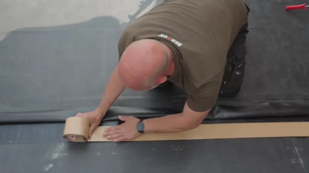naadtape over EPDM