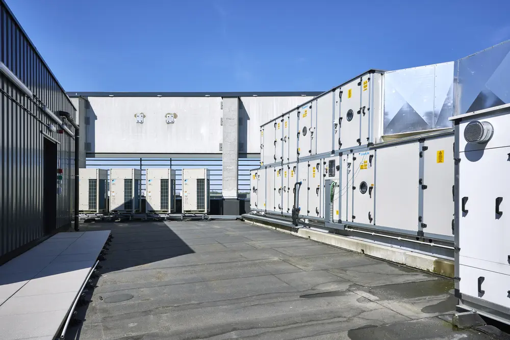 Dak van het gebouw