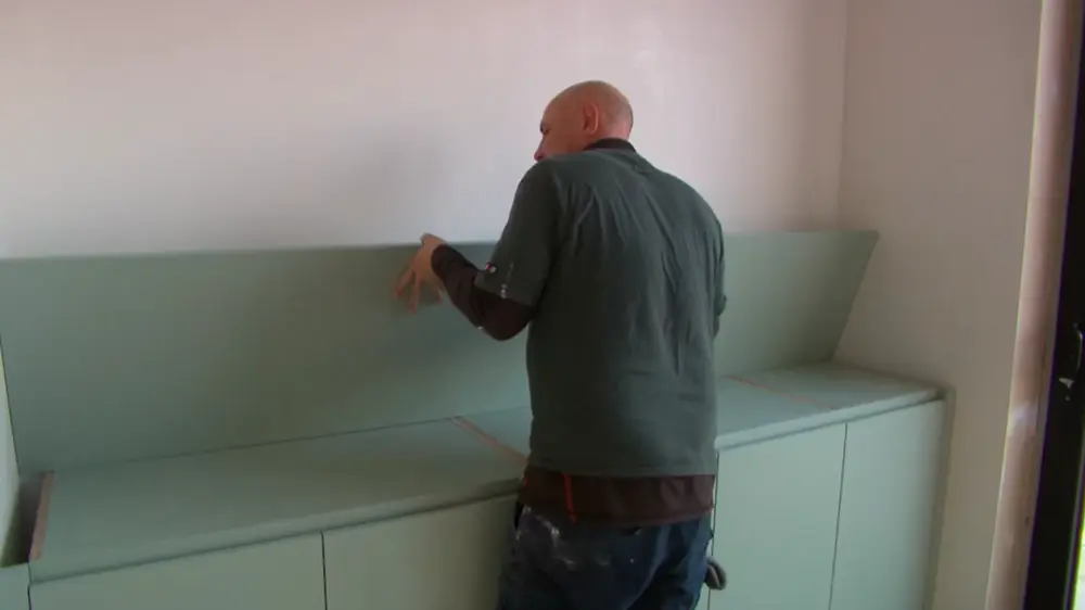 bovenblad monteren commode