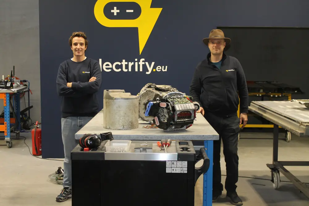 Cedric Blijweert (l) en Sven Van Passel (r)