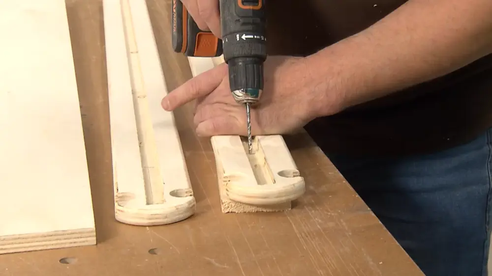 voorboren zijlatten glijbaan