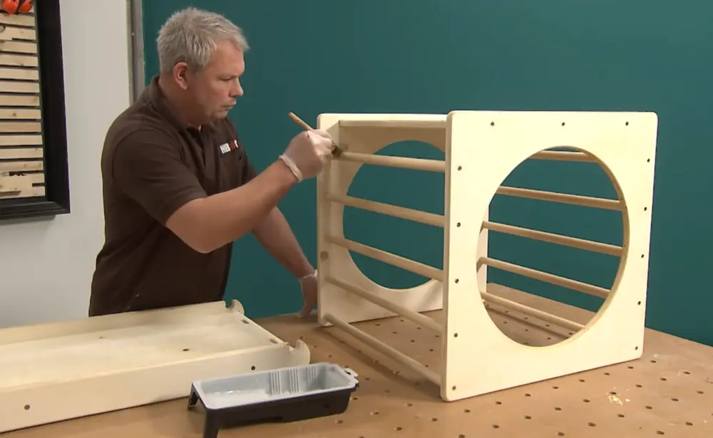 Kubus en glijbaan vernissen