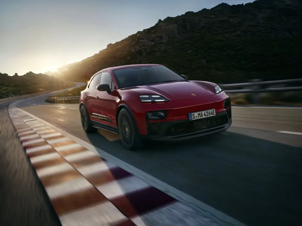 De Porsche Macan GTS: herkenbare GTS-stijl met zwarte accenten en sportieve proporties
