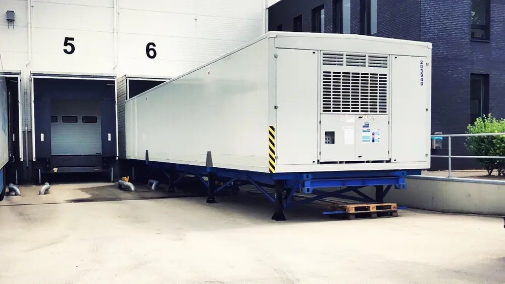 Dawson Bewaarcel Super Box Unit tegen dock