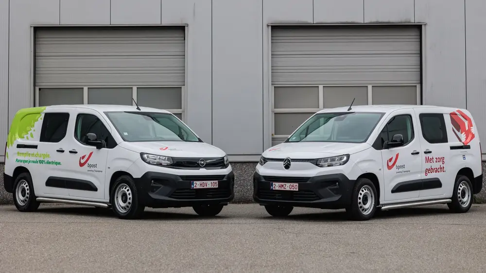 De elektrische bestelwagens van bpost: Opel Combo-e en Citroën ë-Berlingo klaar voor duurzame leveringen